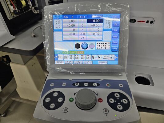GRS-100 Tabletop Refraction System /Outstanding Equipment Set with Mirror Chart&Digital Phoropter Can link Fully Automatic Refracto-Keratometer, Auto Lensmeter And Motorized Table